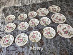 Set of Wedgwood China Charnwood Bone Salad Plates & Teacup Plates England