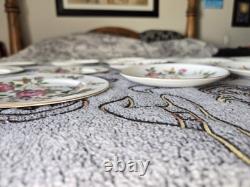 Set of Wedgwood China Charnwood Bone Salad Plates & Teacup Plates England