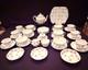 Shelley Bone China Dainty Rosebud Dessert Set for 6 (41 Pieces)