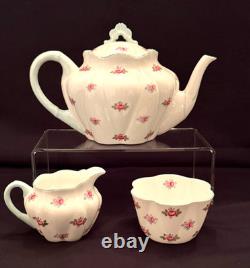 Shelley Bone China Dainty Rosebud Dessert Set for 6 (41 Pieces) Shelley Bone China Dainty Rosebud Dessert Set for 6 (41 Pieces)