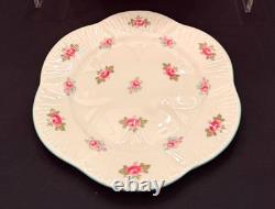 Shelley Bone China Dainty Rosebud Dessert Set for 6 (41 Pieces)