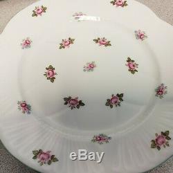 Shelley China Rosebud Cups Saucers Plates 12 Piece Set 134226 Made in England