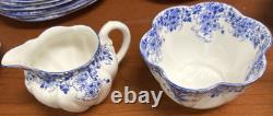 Shelley England Dainty Blue Bone China tea set 23 pieces in very good condition