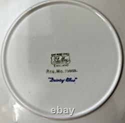 Shelley England Dainty Blue Bone China tea set 23 pieces in very good condition
