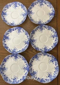 Shelley England Dainty Blue Bone China tea set 23 pieces in very good condition