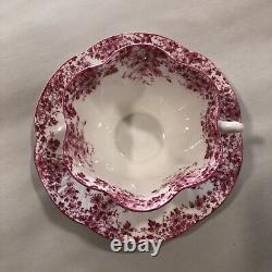 Shelley England Dainty Pink Fine Bone China Dainty Tea Cup and Saucer Set