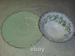 Shelley England Hand Painted Bone China Cup Saucer Set