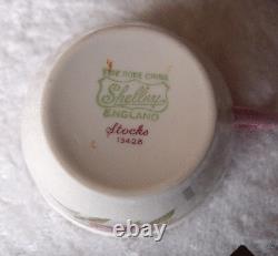 Shelley England china Summer Glory pink chintz cup & saucer setHenley state-NR