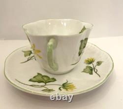 Shelley Fine Bone China Celandine Tea Cup Saucer Set Made In England #14055