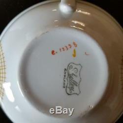 Shelley Fine Bone China England Set Lot Dinner Plate Teacup Saucer 795072 12358