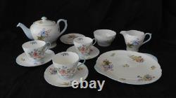 Shelley Fine Bone China Wildflowers Tea Set, England