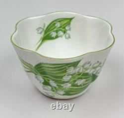 Shelley LILLY OF THE VALLEY Bone China Creamer & Sugar Set Bone China England
