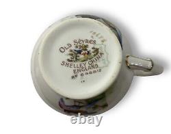 Shelley Old Sevres Bone China Cream and Sugar 10678 England Antique
