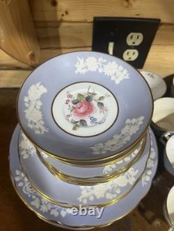 Spade Maritime Rose 37 Pc Set Copeland China Made In England