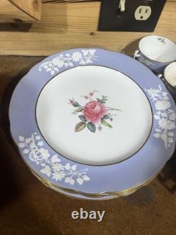 Spade Maritime Rose 37 Pc Set Copeland China Made In England