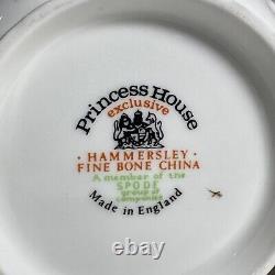 Spode 18 Piece Hammersley England Princess House Windsor Rose Fine China Tea Set