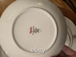 Spode Astor 6 6 Piece Place Setting Bone China England Rare Discontinued Set