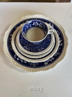 Spode Blue Tower 5-Piece Place Setting Bone China England