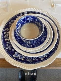 Spode Blue Tower 5-Piece Place Setting Bone China England