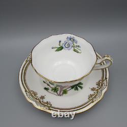 Spode Bone China STAFFORD FLOWERS Cup & Saucer Sets Set of Four England