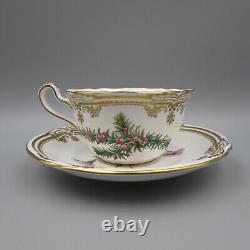 Spode Bone China STAFFORD FLOWERS Cup & Saucer Sets Set of Four England