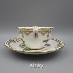 Spode Bone China STAFFORD FLOWERS Cup & Saucer Sets Set of Four England