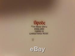 Spode CHRISTMAS ROSE Bone China 5 Piece Setting ENGLAND! Dinner, etc