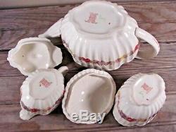 Spode China Tea set Copeland Rose Briar England OLD MARK 12 cups saucers & more