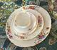 Spode Christine Bone China England Floral Dinner Set with Plates Cup & Saucer