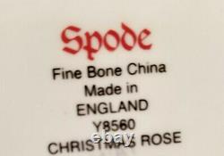 Spode Christmas Rose 5 pc place setting. Fine Bone China. England
