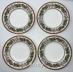 thumbnail image 2 of Spode Christmas Rose Green Salad Plate – 8 1/8 Inch Bone China (Used) 2 of 6