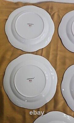 Spode Complments Luncheon Plates Set Of 8 Fine Bone China England