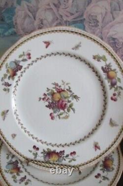 Spode Copeland China England Rockihgham Porcelain Set Of 6 Dinner Plate