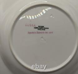 Spode Copeland Forget Me Not Rim Soup Bowls Set of 4 Bone China England
