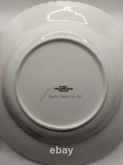 Spode Copeland Forget Me Not Rim Soup Bowls Set of 4 Bone China England