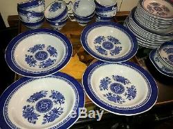 Spode Copeland Porcelain Blue Fitzhugh China Ware Set England New Condition