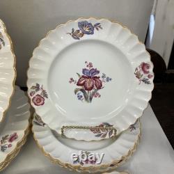 Spode Copelands IRIS China England 4 Dinner, 4 Bread, 4 Salad, 4 Tea Cups/saucer