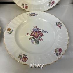 Spode Copelands IRIS China England 4 Dinner, 4 Bread, 4 Salad, 4 Tea Cups/saucer