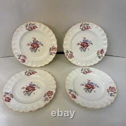 Spode Copelands IRIS China England 4 Dinner, 4 Bread, 4 Salad, 4 Tea Cups/saucer