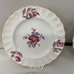 Spode Copelands IRIS China England 4 Dinner, 4 Bread, 4 Salad, 4 Tea Cups/saucer