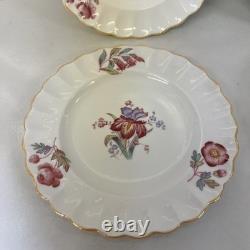 Spode Copelands IRIS China England 4 Dinner, 4 Bread, 4 Salad, 4 Tea Cups/saucer