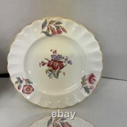 Spode Copelands IRIS China England 4 Dinner, 4 Bread, 4 Salad, 4 Tea Cups/saucer