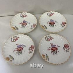 Spode Copelands IRIS China England 4 Dinner, 4 Bread, 4 Salad, 4 Tea Cups/saucer
