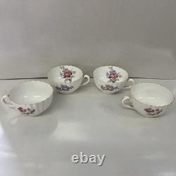 Spode Copelands IRIS China England 4 Dinner, 4 Bread, 4 Salad, 4 Tea Cups/saucer