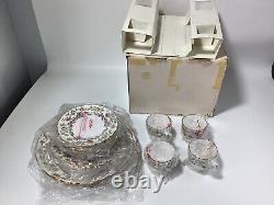 Spode Fine Bone China England Floral Tapestry Y8379-G 20pc Set New With Box