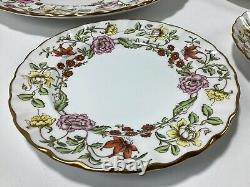 Spode Fine Bone China England Floral Tapestry Y8379-G 20pc Set New With Box