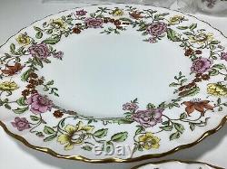 Spode Fine Bone China England Floral Tapestry Y8379-G 20pc Set New With Box