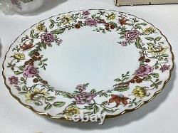 Spode Fine Bone China England Floral Tapestry Y8379-G 20pc Set New With Box