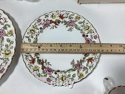 Spode Fine Bone China England Floral Tapestry Y8379-G 20pc Set New With Box