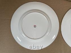 Spode Fine Bone China England Wildflower Dinner Plates complete set of 6/ 9-inch